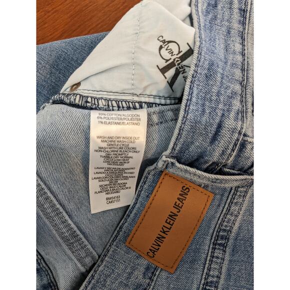 Calvin Klein‎ Skinny Jeans 8 Ice Blue High Rise Ankle Stretch Casual Everyday - Picture 6 of 10